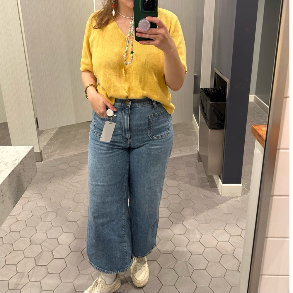 Madewell wide leg jeans